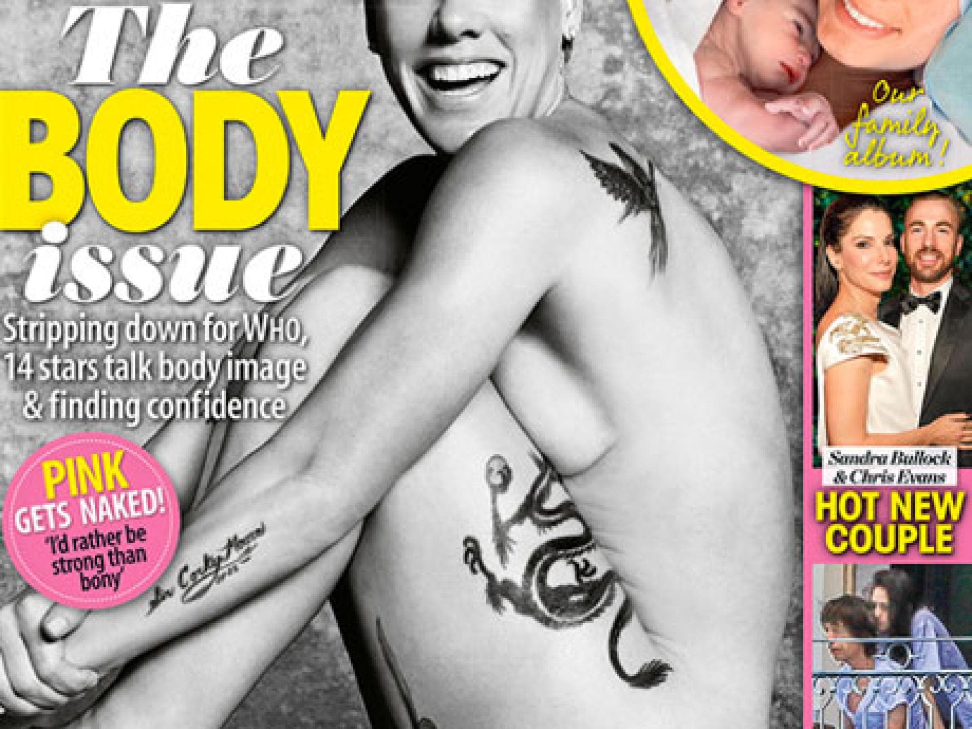 Stark und sexy: Pink auf dem aktuellen Cover des 'Who'-Magazins Stark und sexy: Pink auf dem aktuellen Cover des 'Who'-Magazins