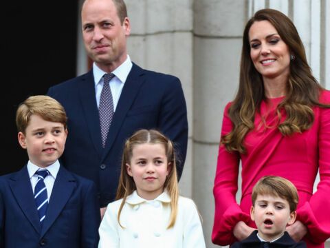 Prinz William und Prinzessin Kate mit ihren Kindern George, Charlotte und Louis