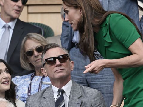 Danielo Craig und Prinzessin Kate in Wimbledon