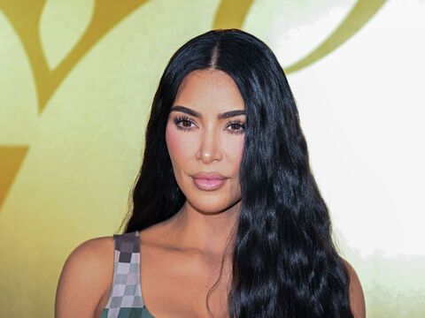 Kim Kardashian mit frischem Glow