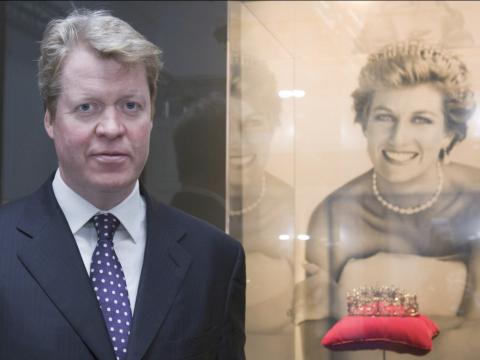 Charles Spencer und seine Schwester Prinzessin Diana