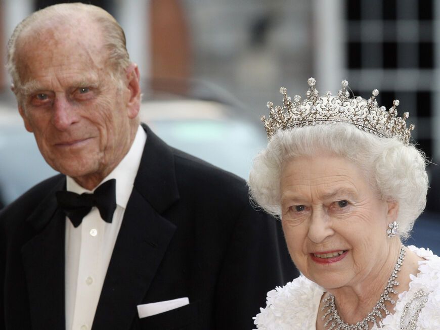 Prinz Philip und seine Frau Queen Elizabeth II. 