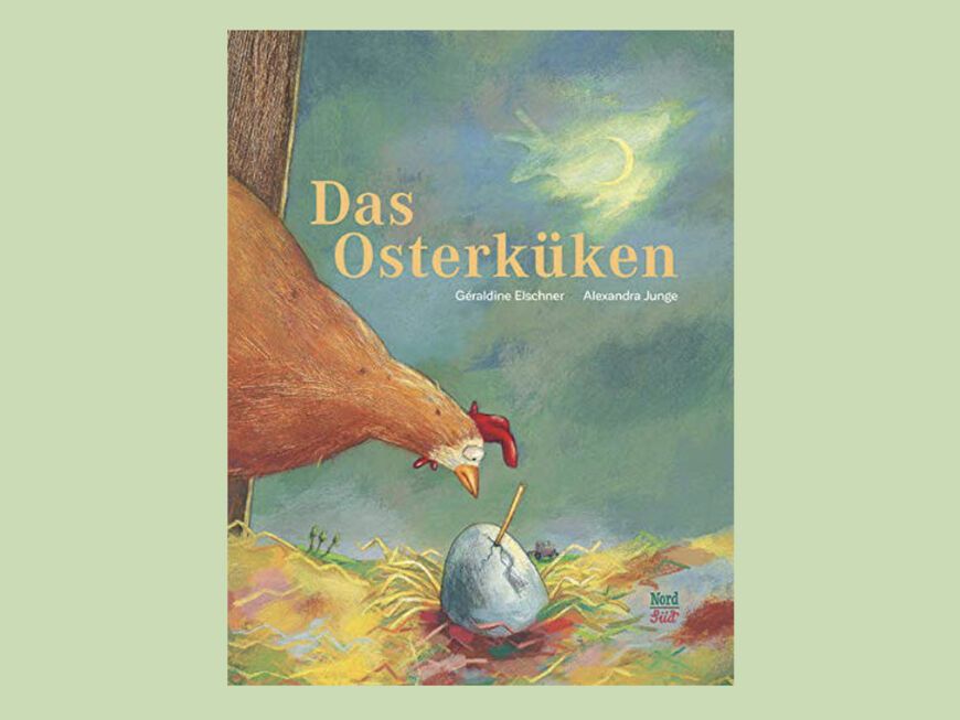 Buchcover "Das Osterküken" von Alexandra Junge und Géraldine Elschner.