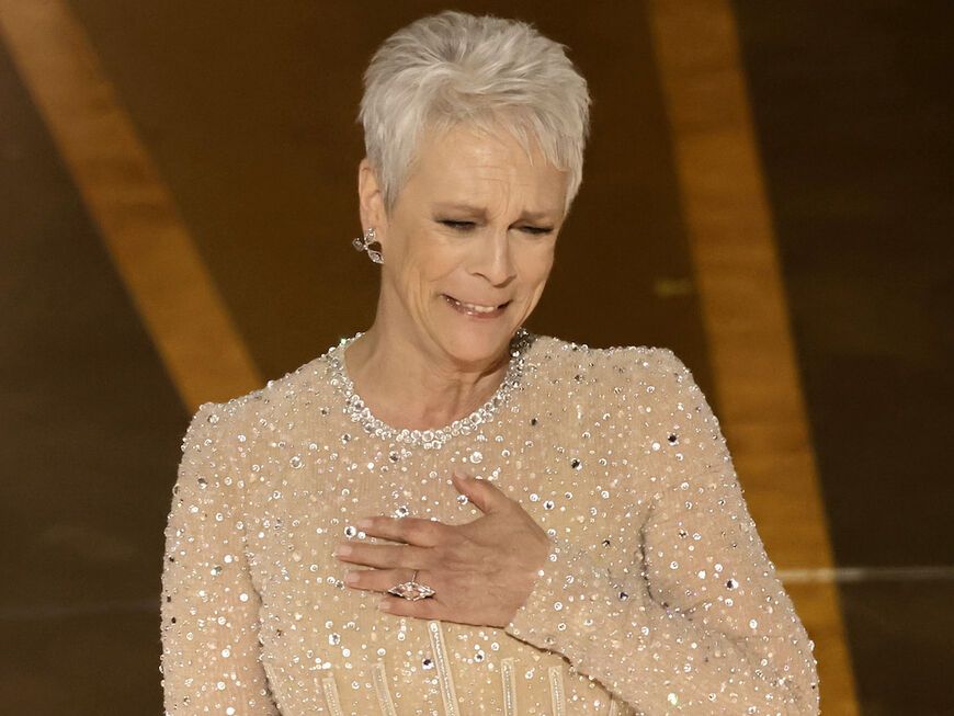 Jamie Lee Curtis weint bei Oscars 2023