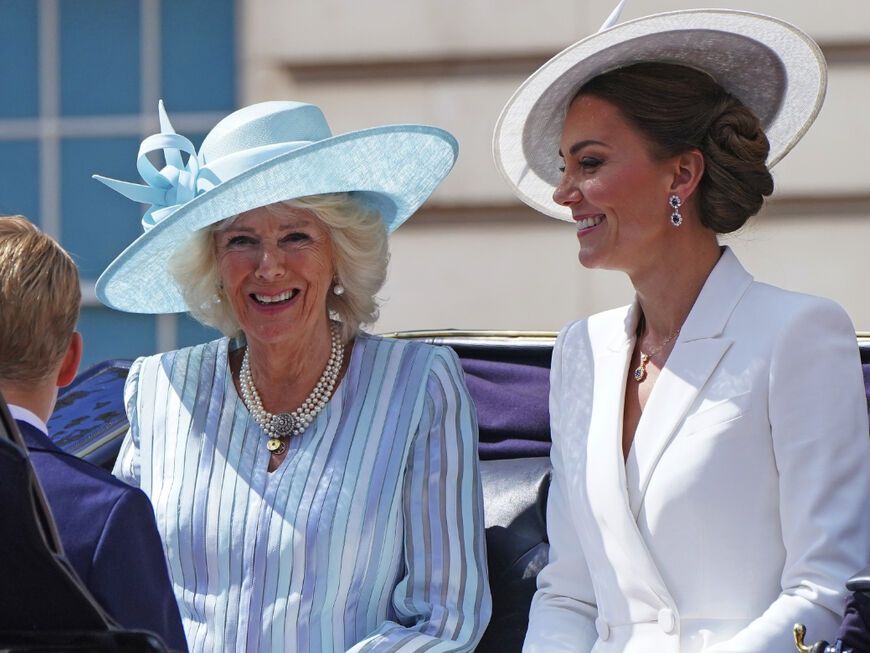 Königin Camilla und Prinzessin Kate, 2022. 