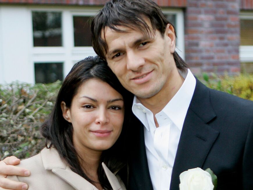 Sabia und Khalid Boulahrouz bei ihrer Hochzeit 2006