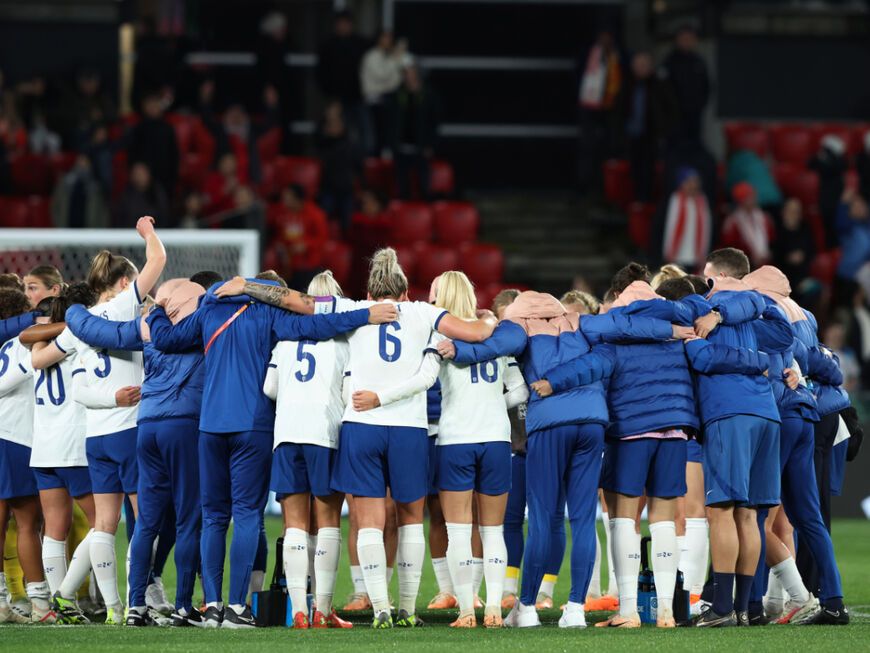 Englische Fußballmannschaft der Frauen bei der WM 2023. 