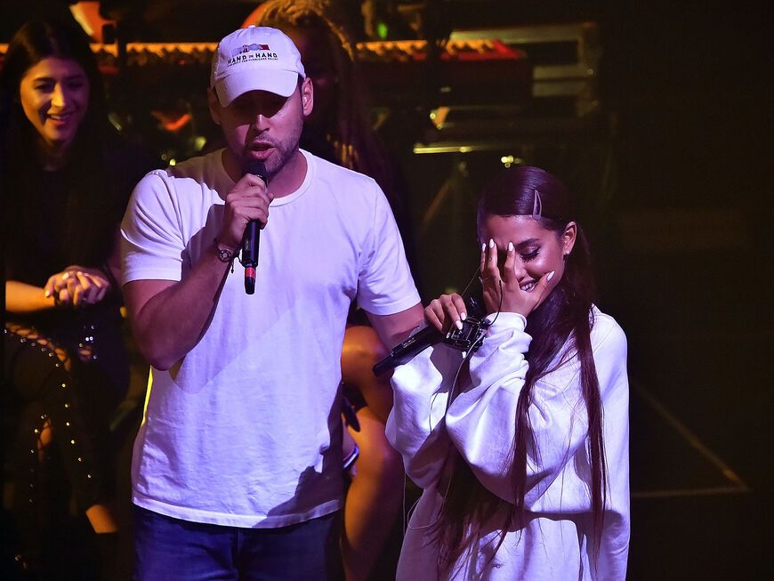 Ariana Grande und Scooter Braun
