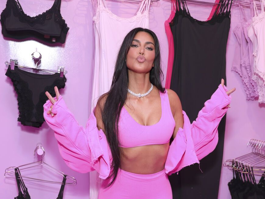 Kim Kardashian im "Skims"-Pop-up-Store in Los Angeles