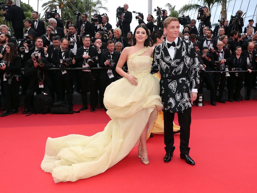 Matthias Schweighöfer und Ruby O. Fee auf dem Filmfestival in Cannes, 2023