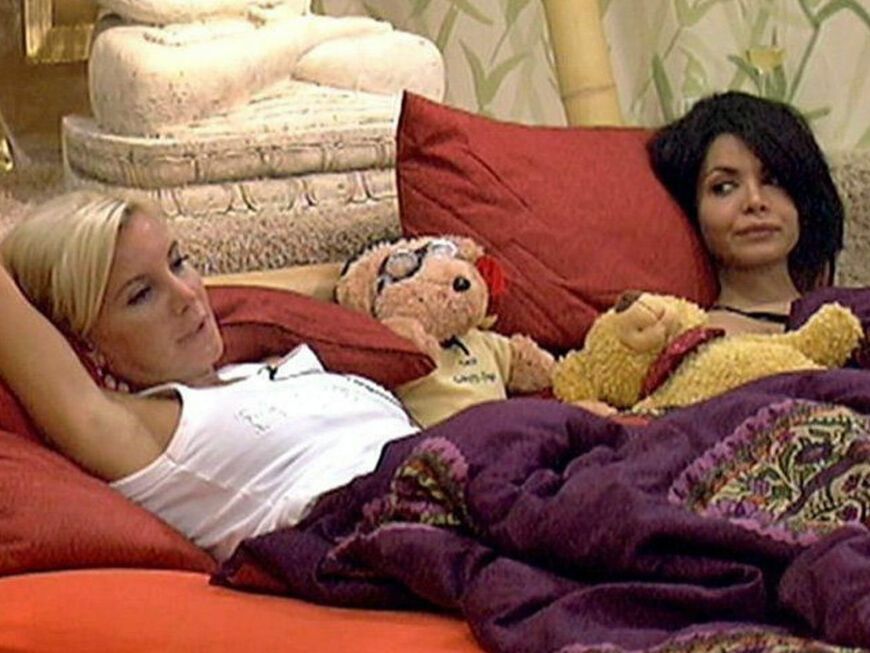 Tatjana Gsell und Kader Loth bei "Big Brother" 2004