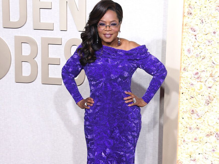 Oprah Winfrey bei den "Golden Globes" 2024