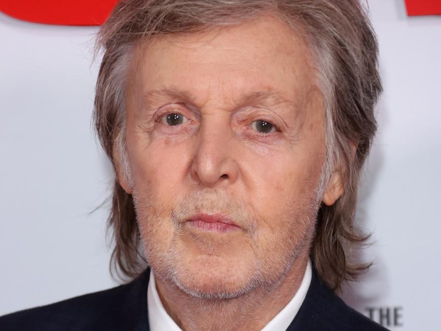 Paul McCartney auf roten Teppich