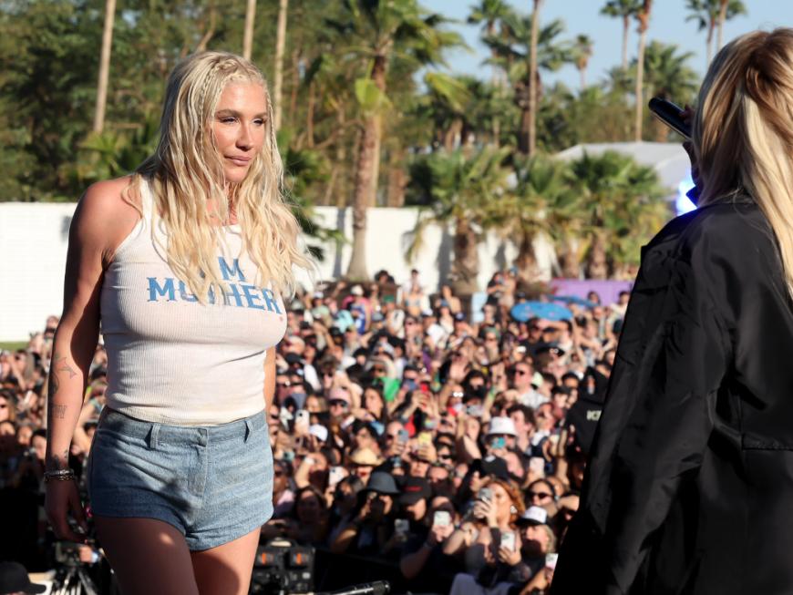 Kesha beim Coachella-Festival 2024