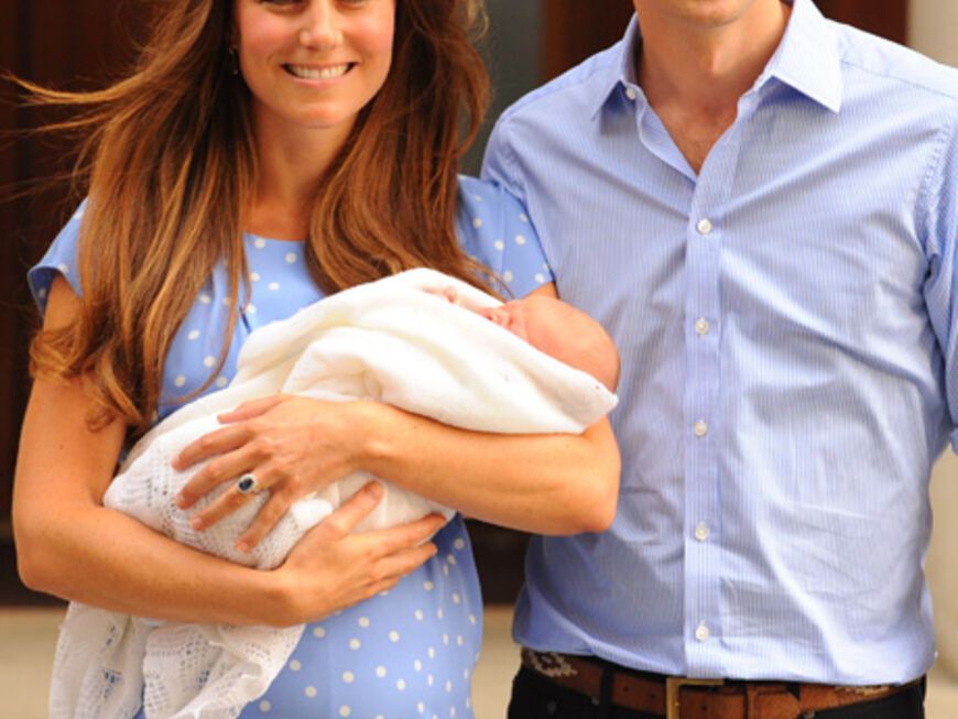 Kate und William brachten am Montag einen Jungen zur Welt