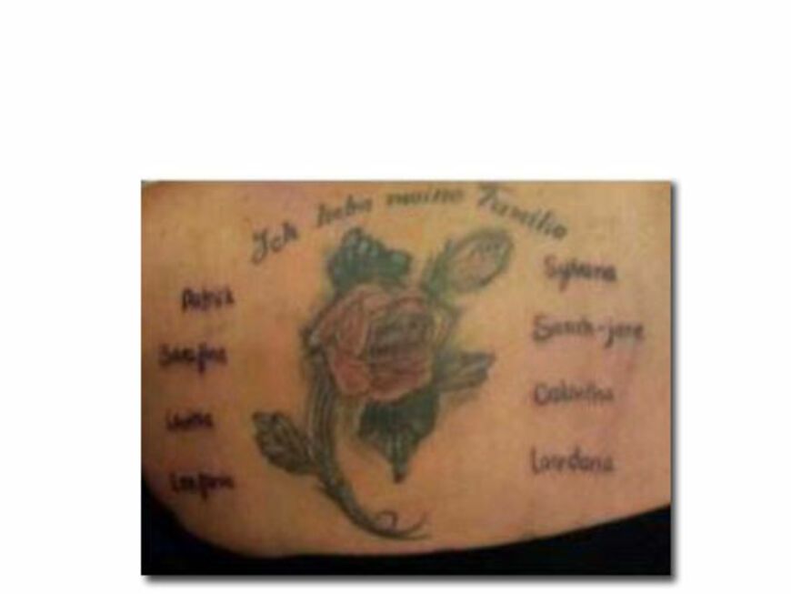 Und um dieses Tattoo geht es: das Familien-Andenken ließ sich Silvia Wollny in der Türkei stechen