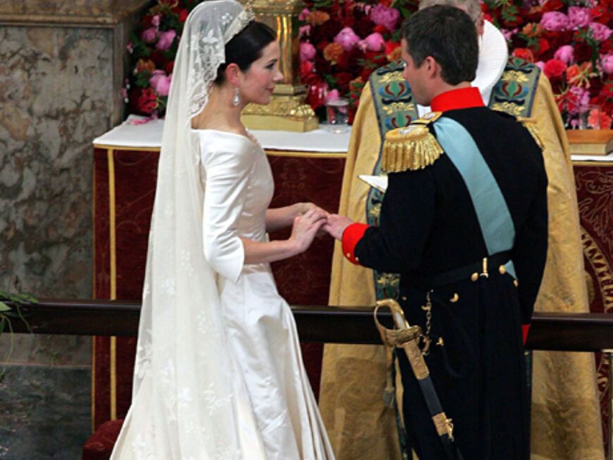 Mary Elizabeth und Kronprinz Frederik von Dänemark sind seit 2004 verheiratet. Das Paar gab sich am 14. Mai in Kopenhagen das Ja-Wort