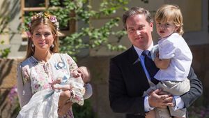 Prinzessin Madeleine, Gatte Chris O'Neill und ihre Kinder. 