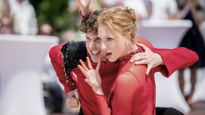 Anna Ermakova und Valentin Lusin beim "ZDF-Fernsehgarten" am 4. Juni 2023