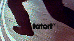 "Tatort"-Symbolbild: Vorspann (weglaufender Mann) und Logo
