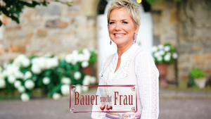 "Bauer sucht Frau": Staffel 19 (2023) - Moderatorin Inka Bause + Logo