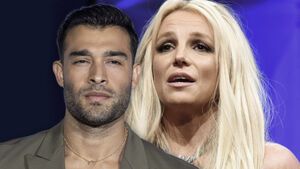 Bildmontage Sam Asghari und Britney Spears nicht glücklich