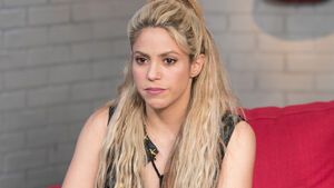 Shakira guckt nüchtern.