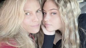 Heidi und Leni Klum Selfie ungeschminkt