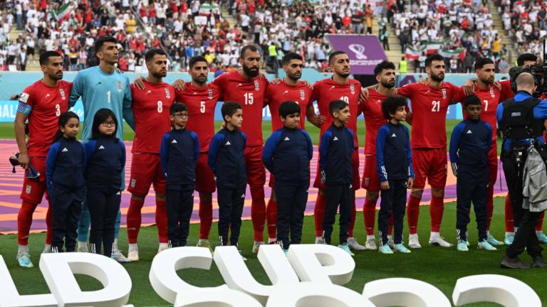 Irans Nationalspieler bei der Fußball-WM in Katar