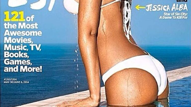 So sexy wie noch nie: Jessica Alba auf dem Cover der "Entertainment Weekly"