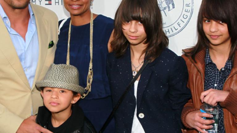  Justin und Keisha Chambers mit drei ihrer Kinder