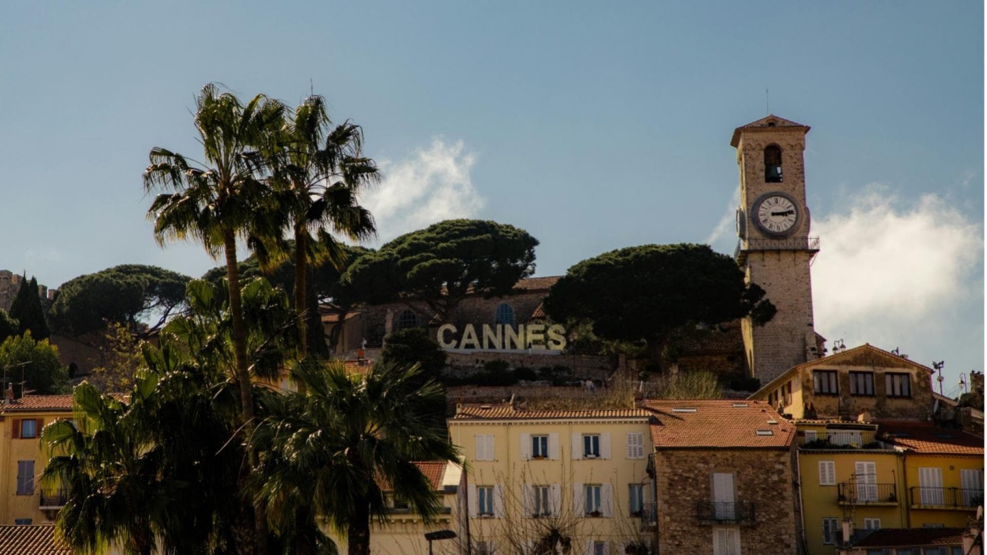 Ein schöner Ausblick auf Cannes