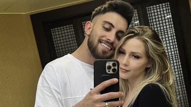 Servet und Loredana Wollny machen ein Selfie