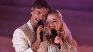 Florian Silbereisen schmiegt sich an Beatrice Egli