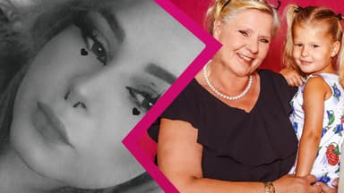 Calantha Wollny, Silvia Wollny mit Enkelin Cataleya auf dem Arm 