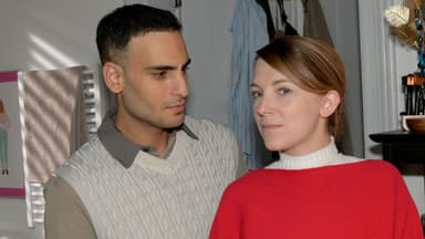 Nihat schaut Lilly bei GZSZ fragend an