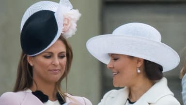 Prinzessin Madeleine und Prinzessin Victoria von Schweden. 