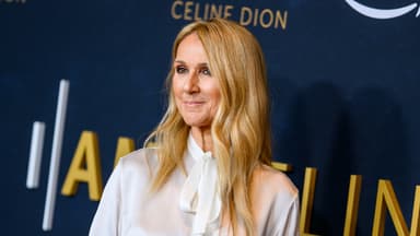 Céline Dion im weißen Kleid bei der "I Am: Céline Dion"-Premiere