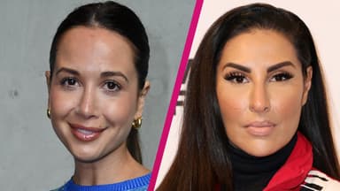 Mandy Capristo lächelt, Senna Gammour ernst
