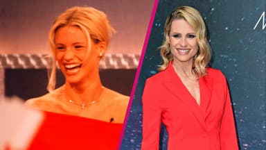 Michelle Hunziker früher im Jahr 1998 und heute im Jahr 2025