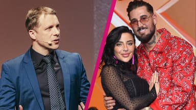 Oliver Pocher mit Leyla Lahouar und Mike Heiter