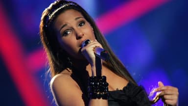 Rania bei einem DSDS-Auftritt