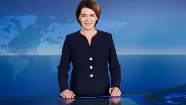 Susanne Daubner im "Tagesschau"-Studio