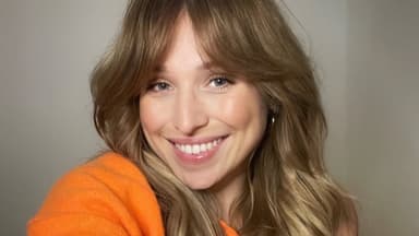 Bianca Heinicke strahlt