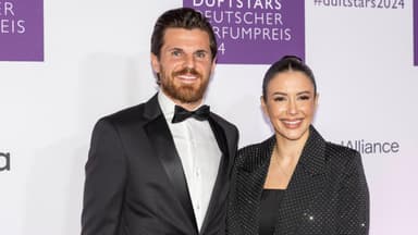 Jonas und Laura Hofmann glücklich