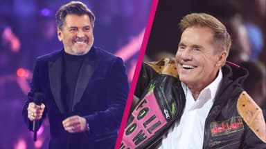 thomas anders und dieter bohlen lachen sich in collage an