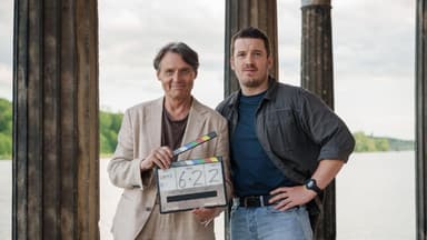 GZSZ-Star Wolfgang Bahro mit Felix Kreutzer für "Haveltod"