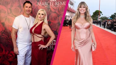 Lucas Cordalis und Daniela Katzenberger mit Heidi Klum