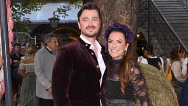 Christine Neubauer und Sohn Lambert Neubauer