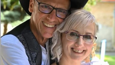 Herbert und Annett bei ihrer Hochzeit
